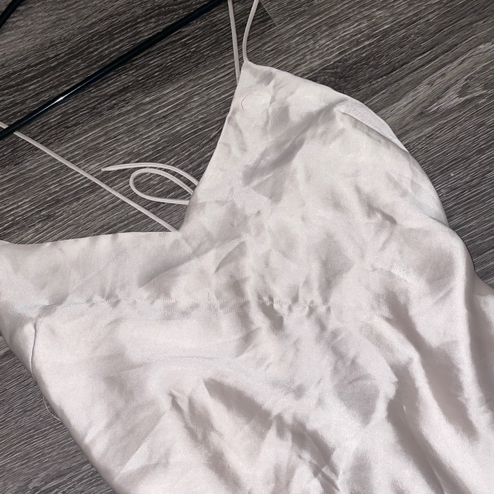 Light Gold Satin Dress